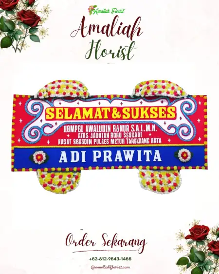 Papan Bunga Ucapan Selamat Dawu